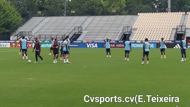 Seleção Nacional de  Futebol Treina hoje mais um treino de Tampa(Florida), na preparação do jogo contra Uruguai