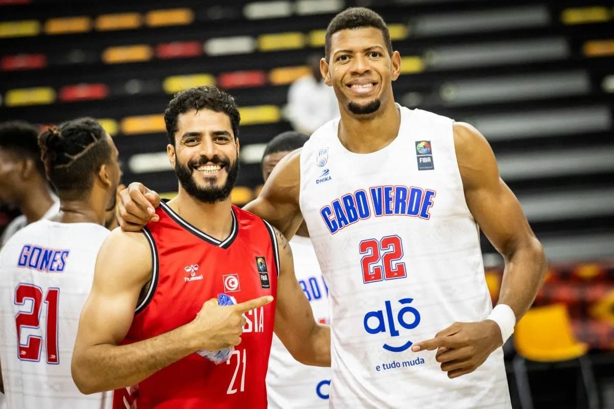 Cabo Verde vence Tunísia e apura-se para os 4os de final do Afrobastek, onde terá Angola pela frente
