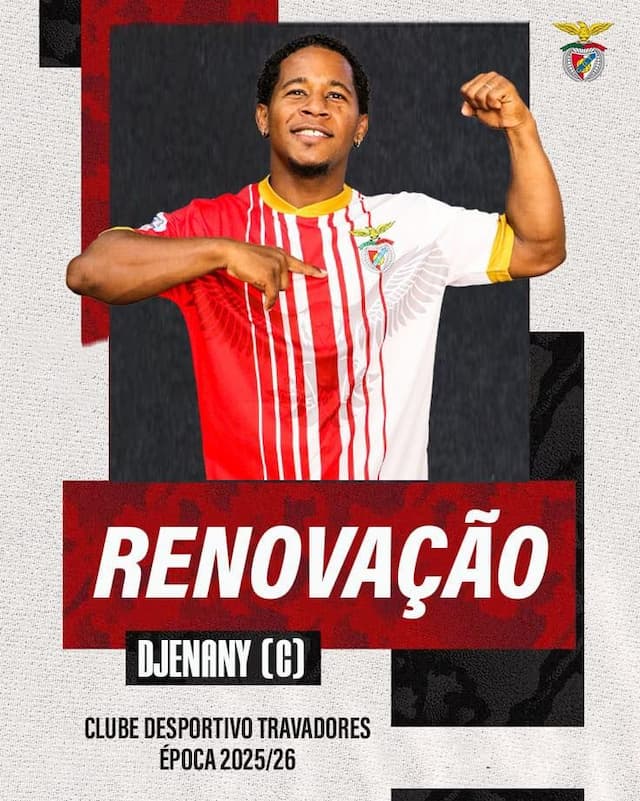 Djenany  mais um jogador que renova com os Travadores