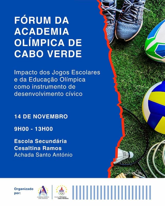 VII Fórum da Academia Olímpica de Cabo Verde: acontece dia 14 do corrente na Escola Cesaltina Ramos na Asa