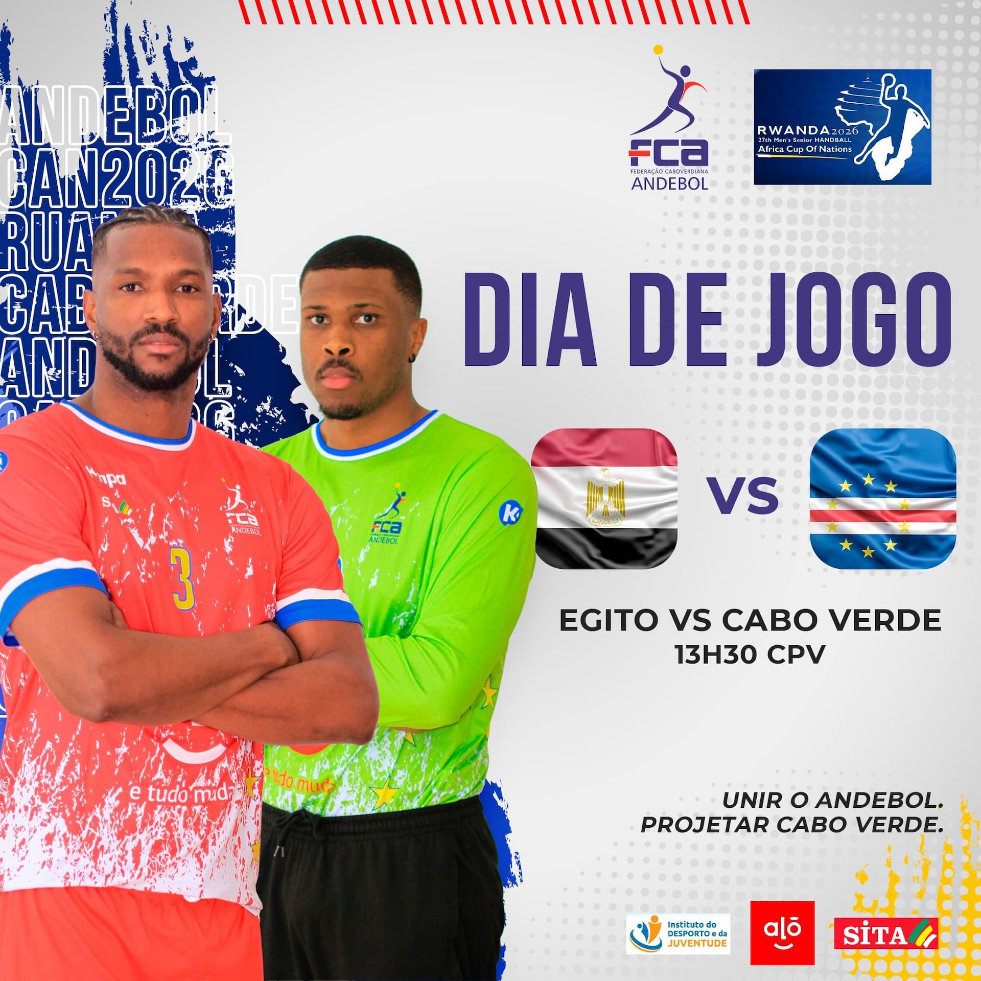 CAN-Andebol: Cabo Verde mede forças hoje contra o Egito -Campeão Africano