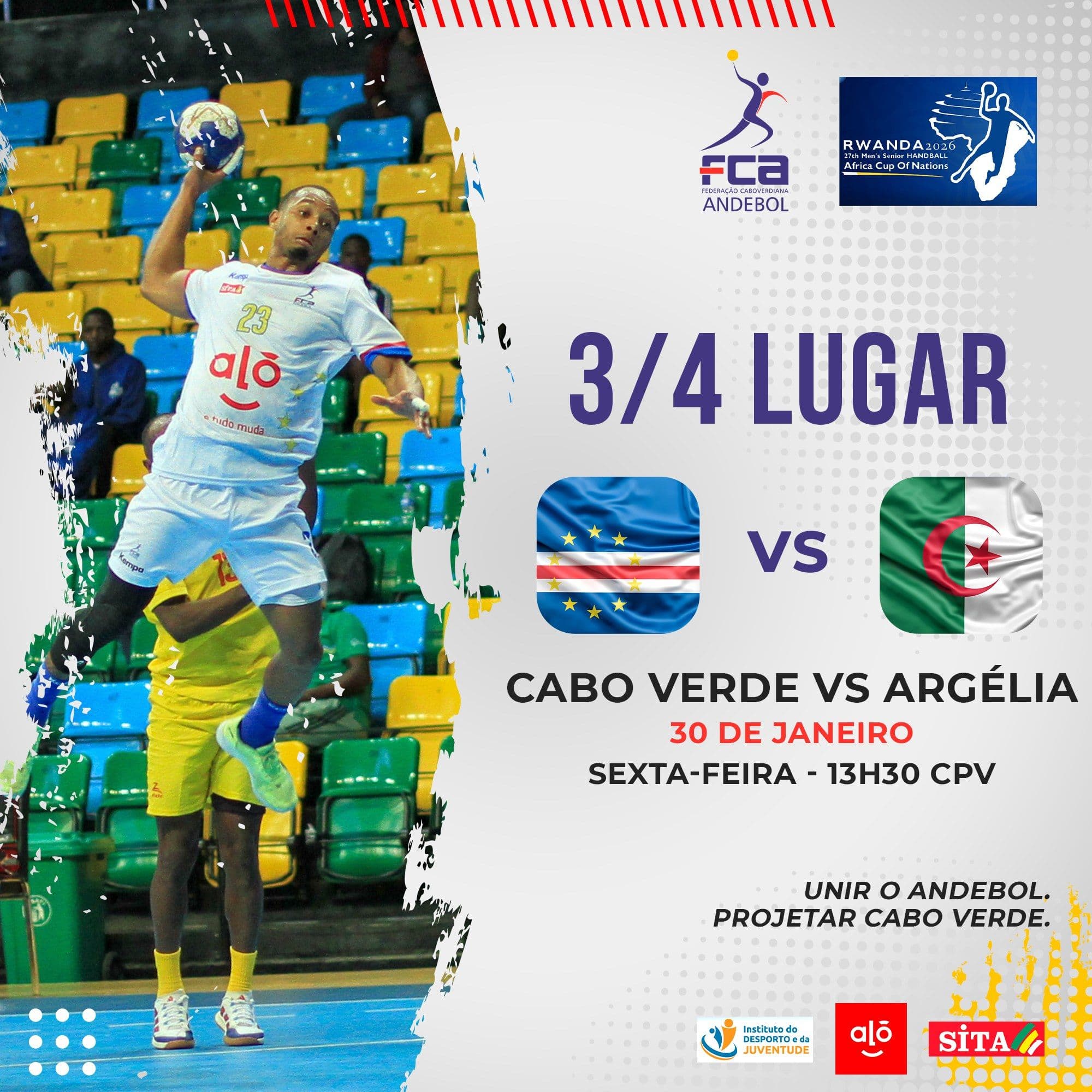 CABO VERDE DISCUTE 3o LUGAR CONTRA ARGÉLIA NO CAN-2026