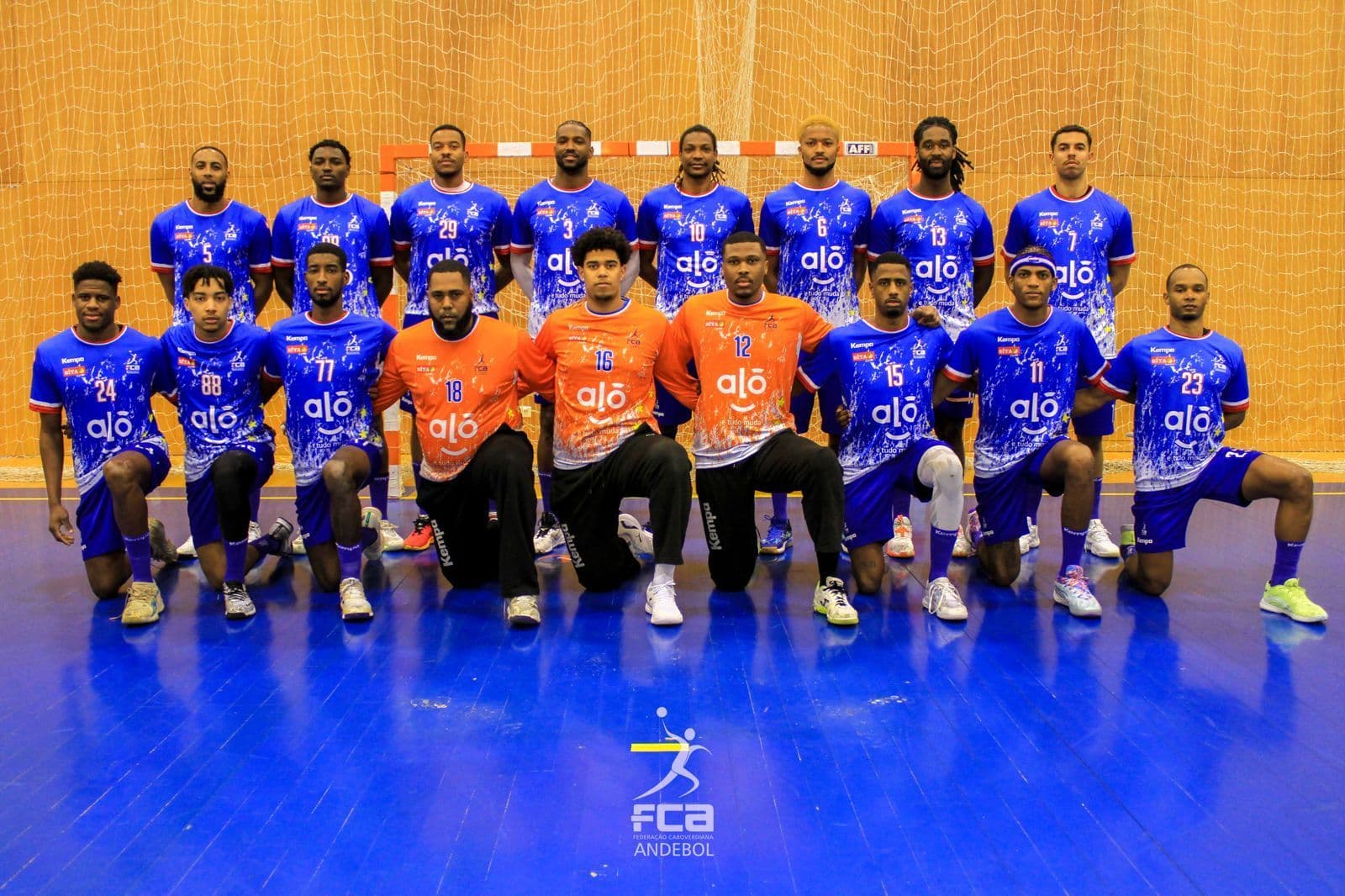 Selecção de andebol no Handball Cup 2026 na Praia