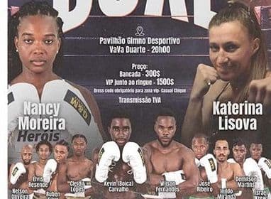 Nancy Moreira defronta a checa Katerina Lisova na I Gala Internacional do Boxe’25  na Cidade da Praia