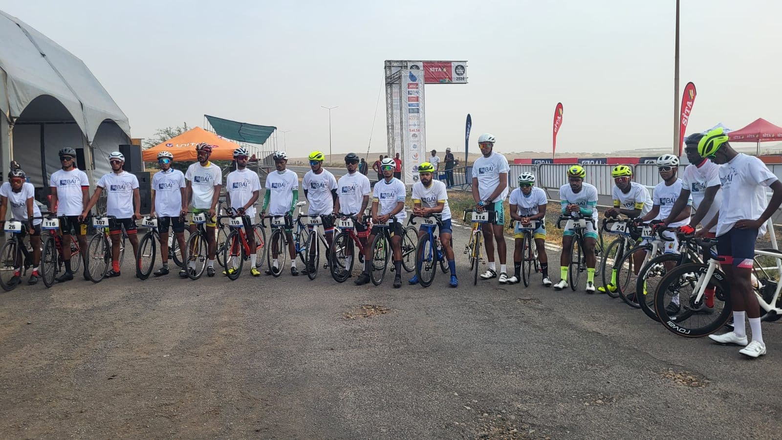 Arranque da prova Sprint Praia 2024,