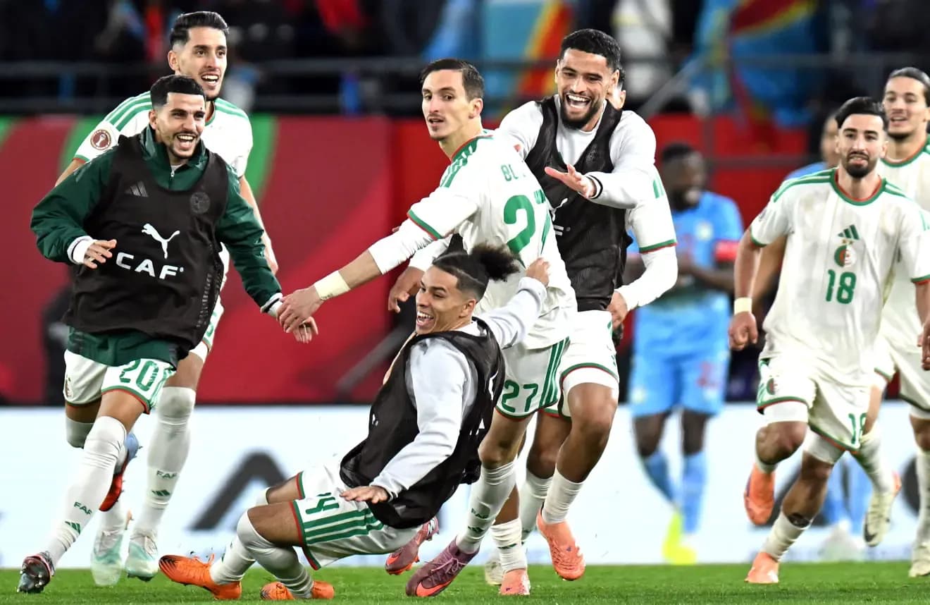 CAN 2025: Golaço de Boulbina no prolongamento leva a Argélia aos quartos de final  de final.