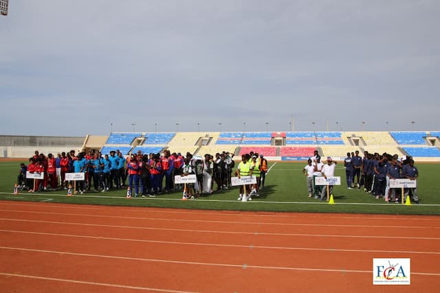 Arranque Campeonato Atletismo de Pista: Jeisilene Monteiro do Sal campeã 100 metros e George Eid Santiago Campeão 100 metros masculino
