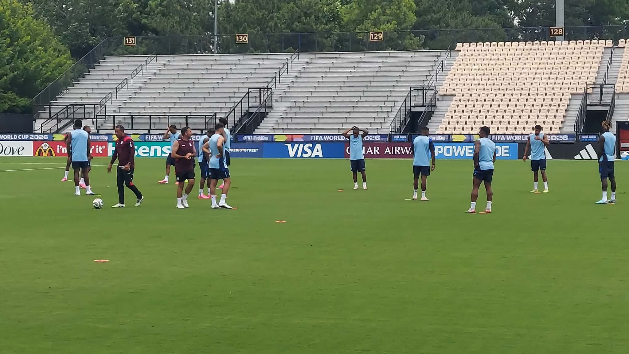 Seleção de Cabo Verde realizou único treino em Atlanta na preparação do jogo desta segunda feira contra Espanha