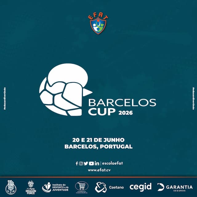 ASSOCIAÇAO ESCOLA EFAT  PARTICIPA EM BARCELOS CUP EM PORTUGAL E MAD CUP EM ESPANHA 