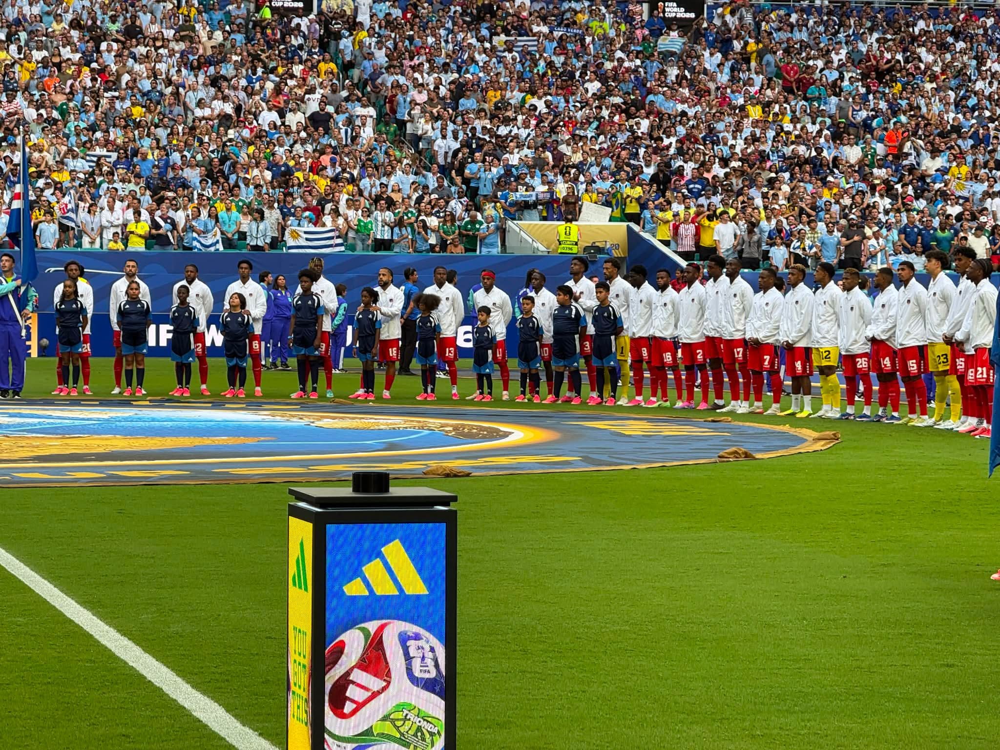Cabo Verde e Uruguai  empataram a duas bolas na partida da segunda jornada do Grupo H do Mundial