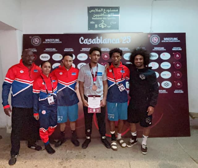 Luta Livre: Matteo Monteiro conquista medalha de bronze no Campeonato Africano em Marrocos