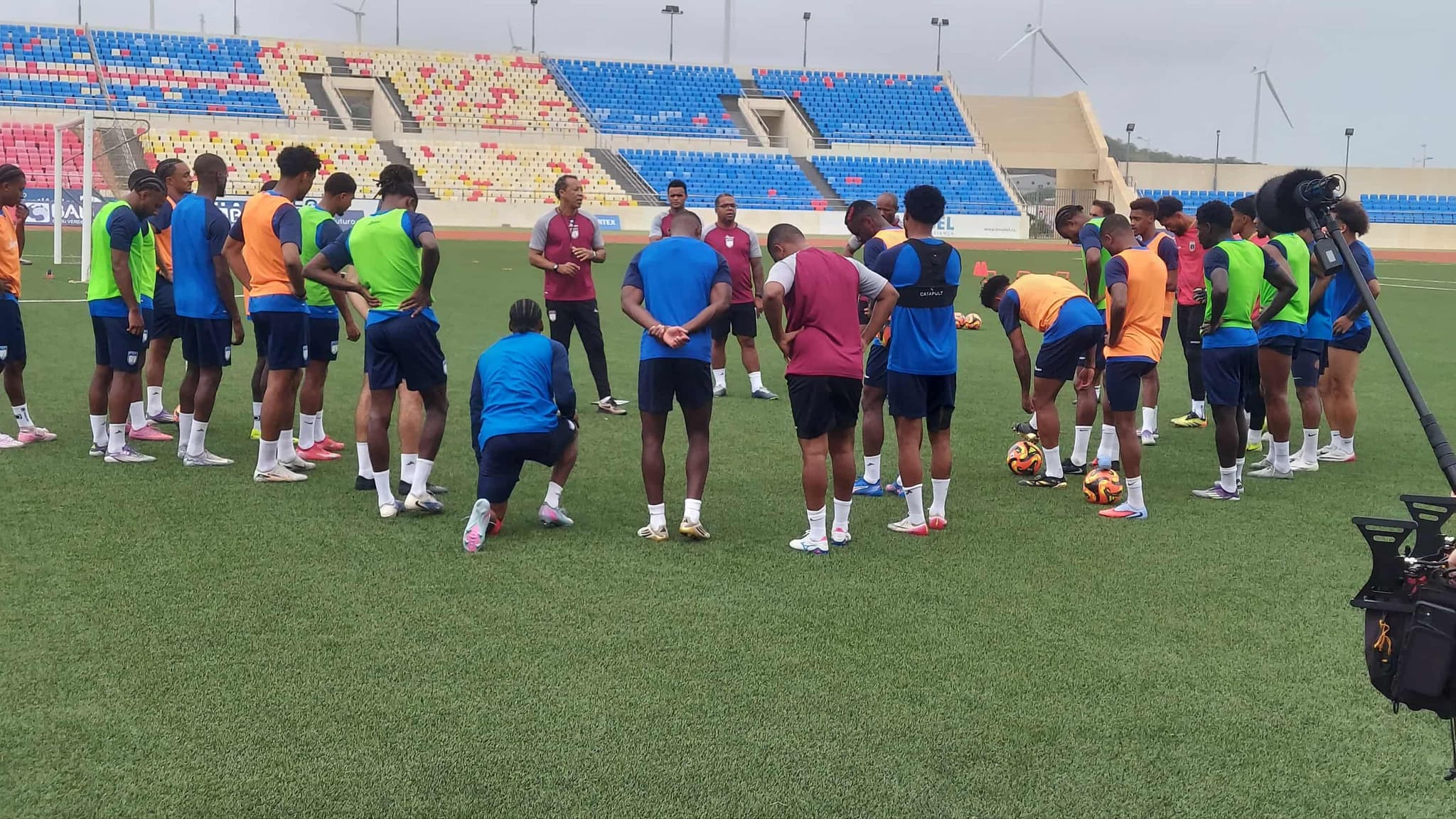 Seleçao Nacional realizou um treino de preparação este Sábado no Estádio Nacional