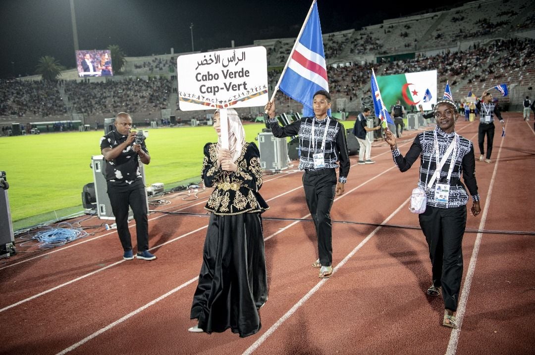 Delegação CV aos  1os Jogos Escolares Africanos na Argélia