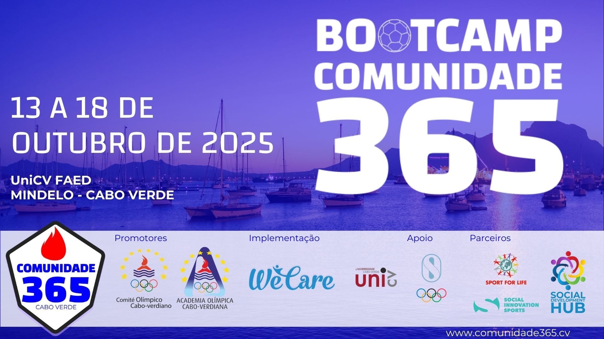 BOOTCAMP COMUNIDADE365 CHEGA A SÃO VICENTE 