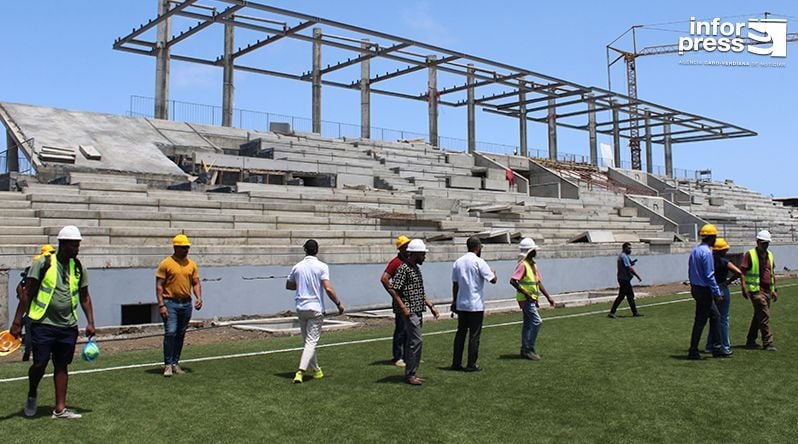 Fogo: FIFA admite possibilidade de inauguração do Estádio 5 de Julho em Outubro caso obras sejam concluídas