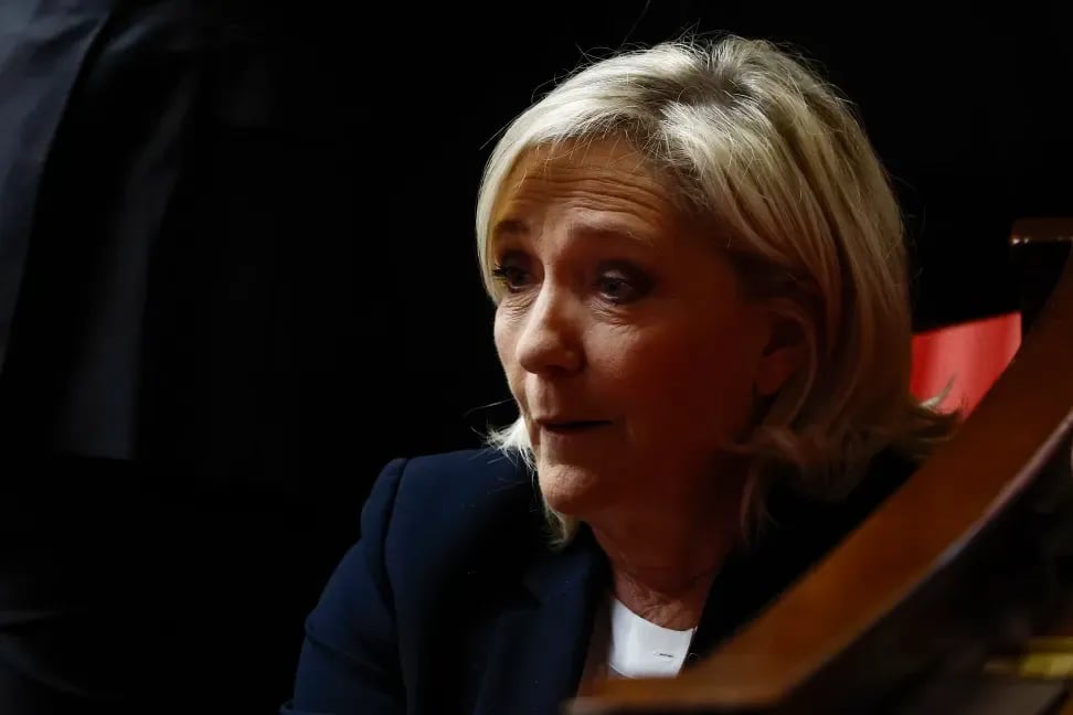 Marine Le Pen Yoan Valat/EPA