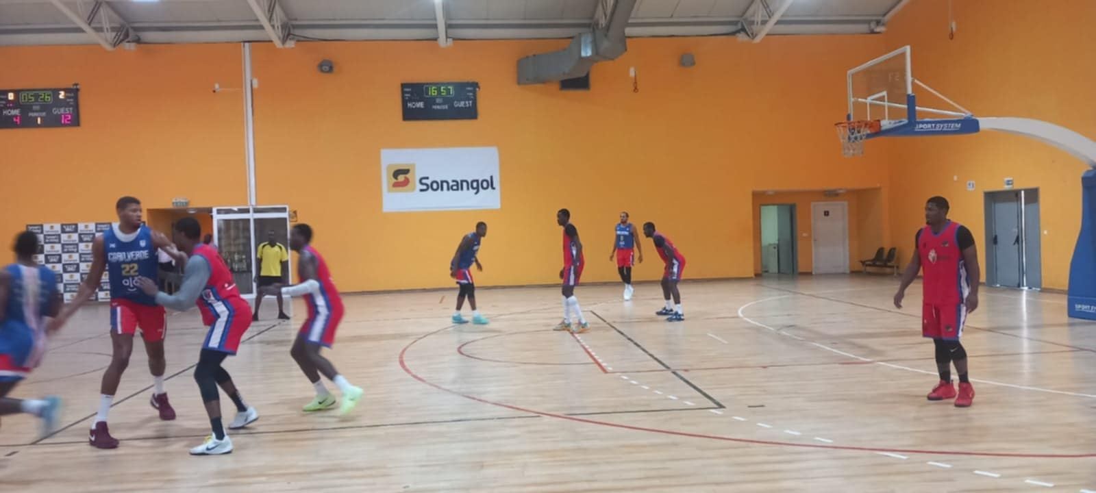Jogo-Treino Seleção Basquetebol x Misto de Luanda