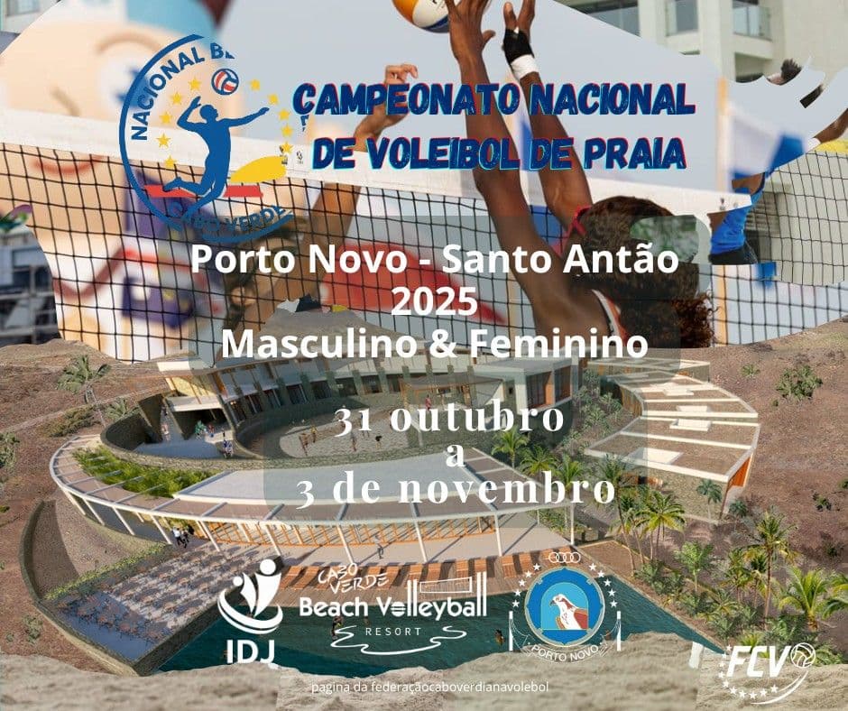Porto Novo Acolhe Campeonato Nacional de Vôlei de Praia