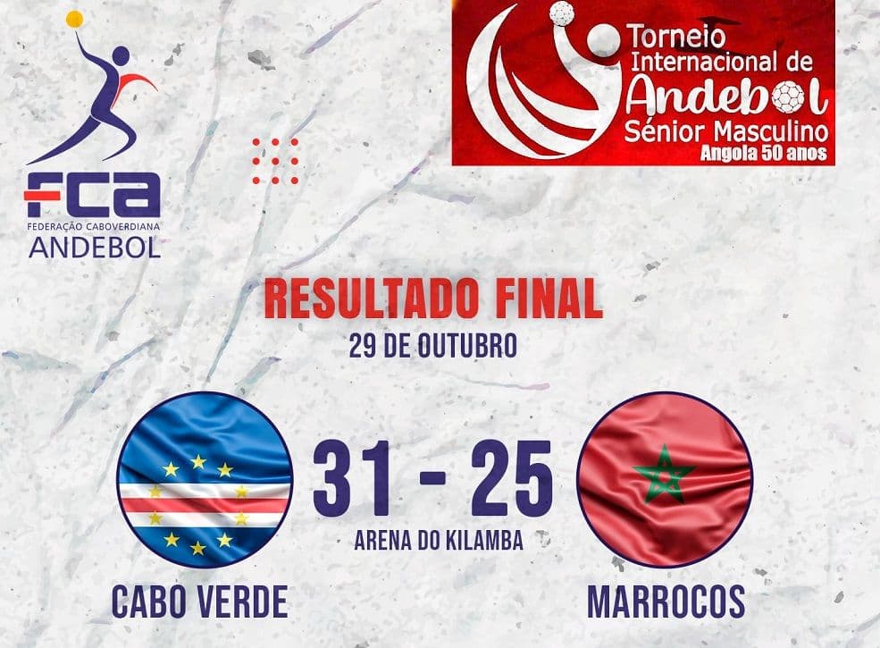 Andebol: Selecção de Cabo Verde estreia-se em Angola com vitória sobre Marrocos