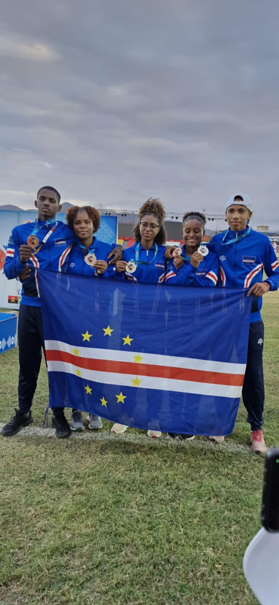 Atletas medalhados de C.Verde XII Jogos CPLP em Timor