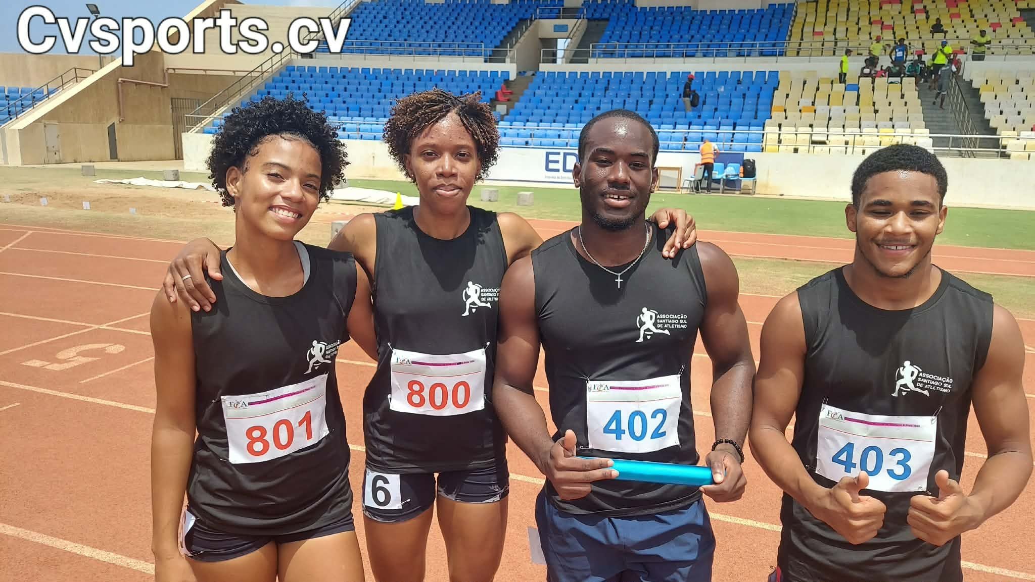 Campeonato Nacional de Atletismo/ Santiago Sul vence prova de 4x100