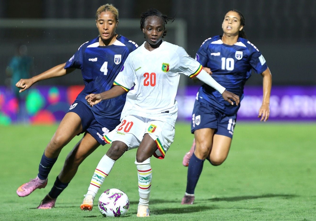 CAN Feminino: Cabo Verde perde frente ao Mali em jogo emocionante com 5 golos.