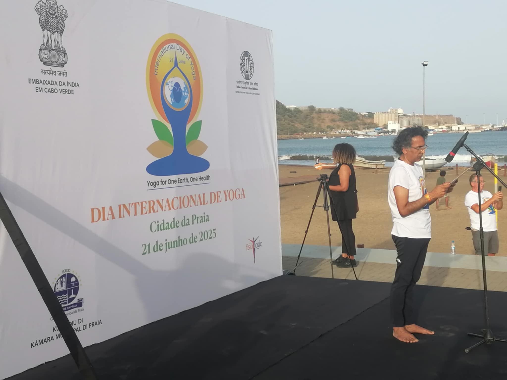 Embaixador da Índia, Sanjeev Jain(Cvsports.cv)
